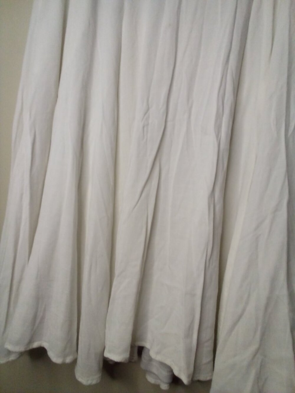 Torrid Skirt Women 3 3X Pull On Elastic Flowing Lined White - Picture 5 of 16